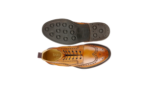 Barker Pennine Brogue Boots - Cedar Grain