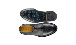 Barker Penrith Oxford Shoes - Black Grain