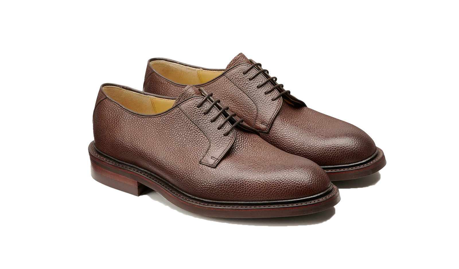 Barker Penrith Oxford Shoes - Chocolate Grain
