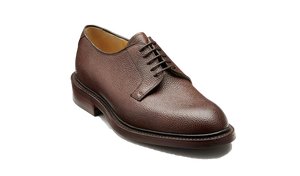 Barker Penrith Oxford Shoes - Chocolate Grain
