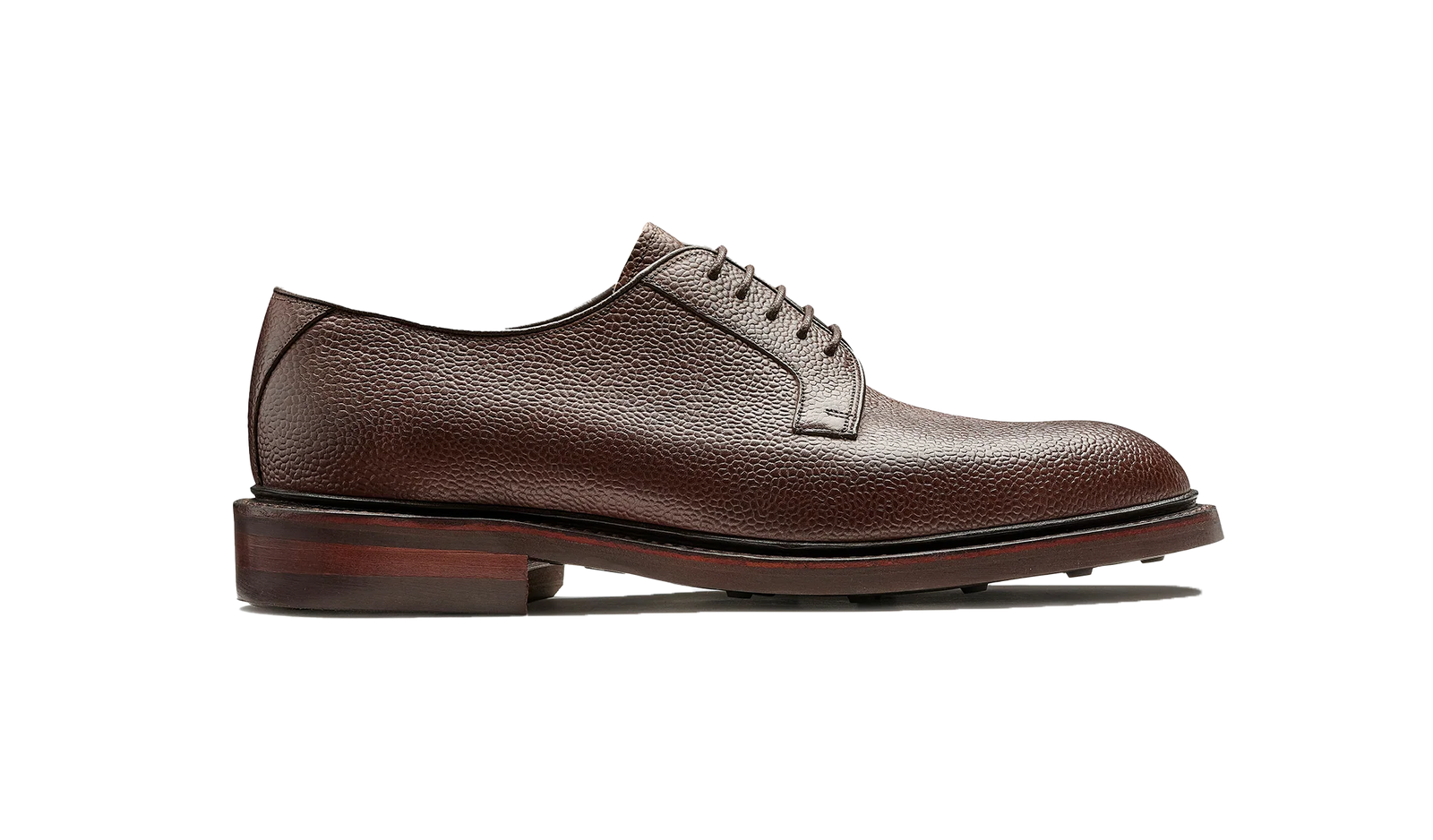 Barker Penrith Oxford Shoes - Chocolate Grain