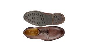 Barker Penrith Oxford Shoes - Chocolate Grain