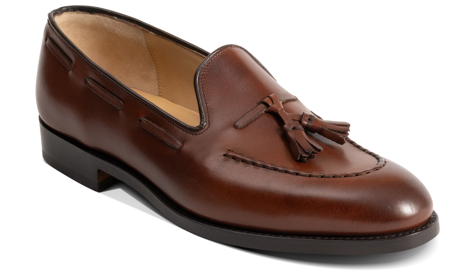 Barker Pevensey Tassled Loafers - Dark Walnut Calf