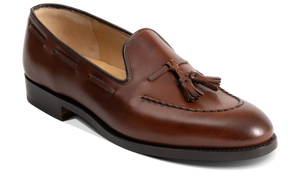 Barker Pevensey Tassled Loafers - Dark Walnut Calf
