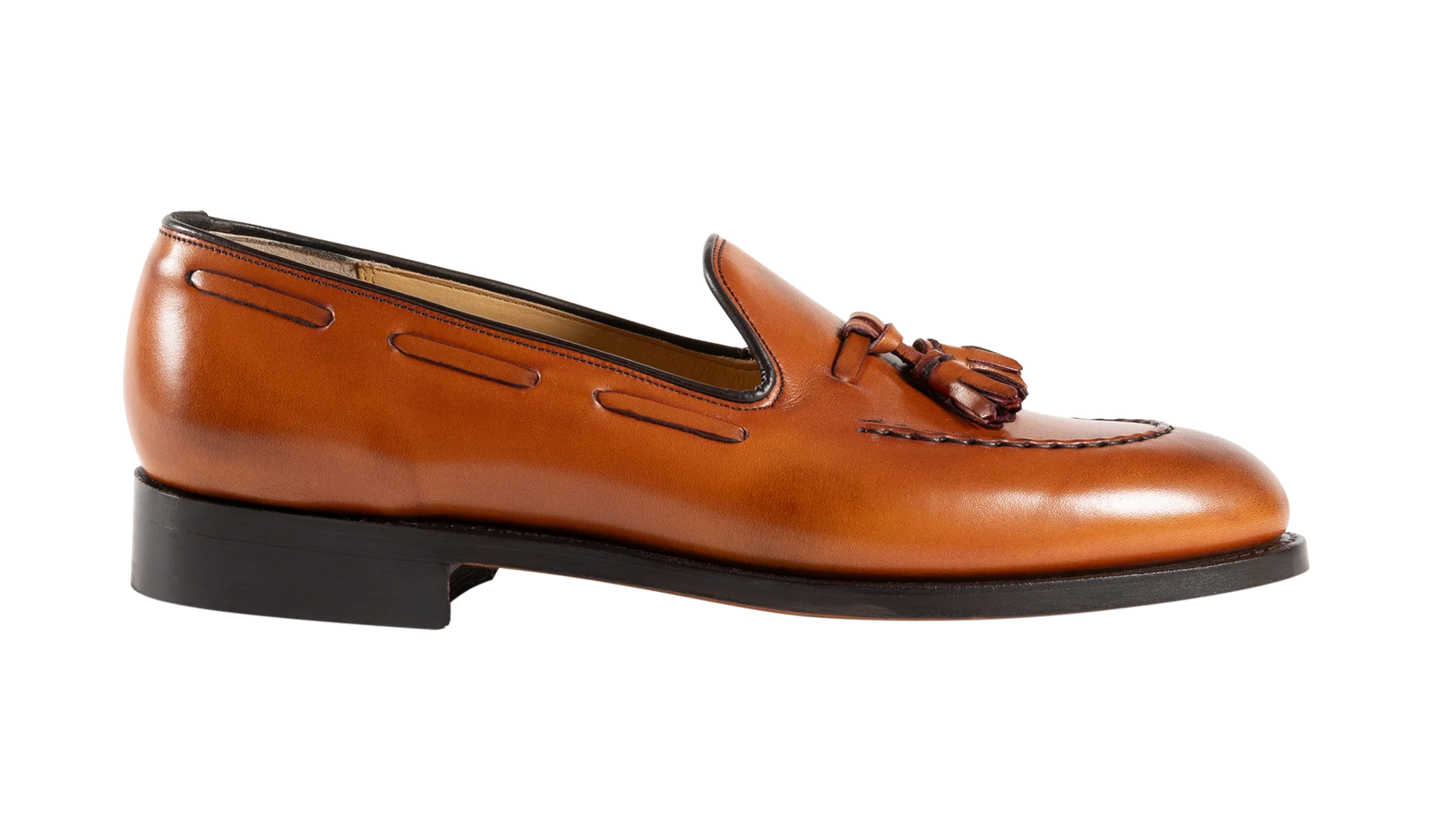 Barker Pevensey Tassled Loafers - Antique Rosewood Calf