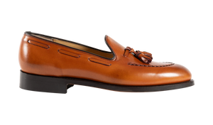 Barker Pevensey Tassled Loafers - Antique Rosewood Calf