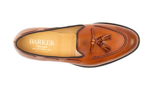 Barker Pevensey Tassled Loafers - Antique Rosewood Calf
