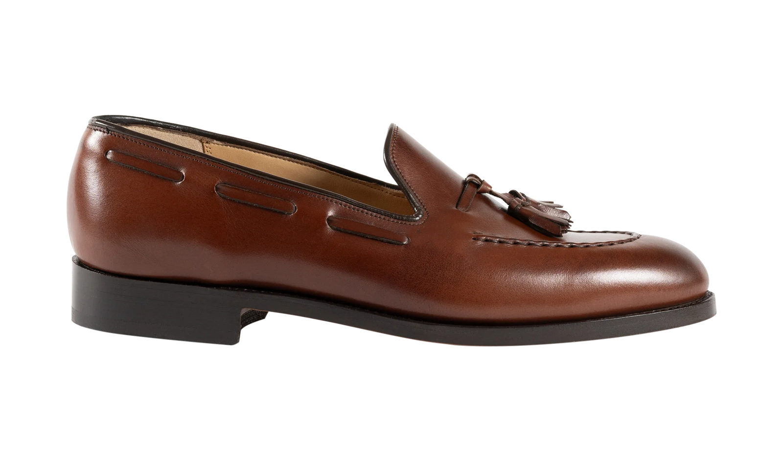 Barker Pevensey Tassled Loafers - Dark Walnut Calf