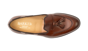 Barker Pevensey Tassled Loafers - Dark Walnut Calf
