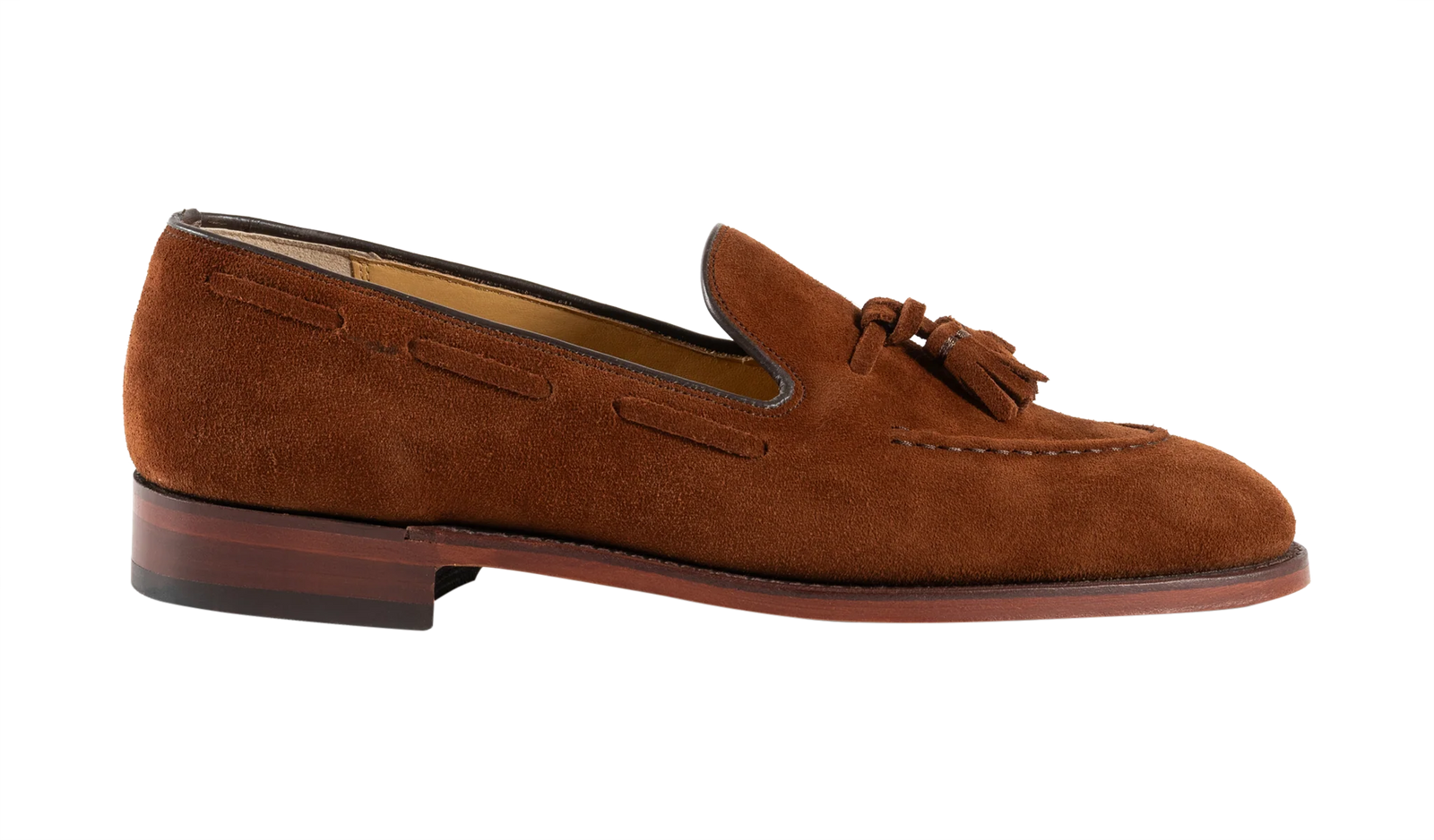 Barker Pevensey Tasseled Loafers - Old Snuff Suede