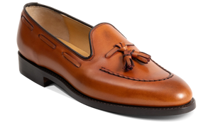 Barker Pevensey Tassled Loafers - Antique Rosewood Calf