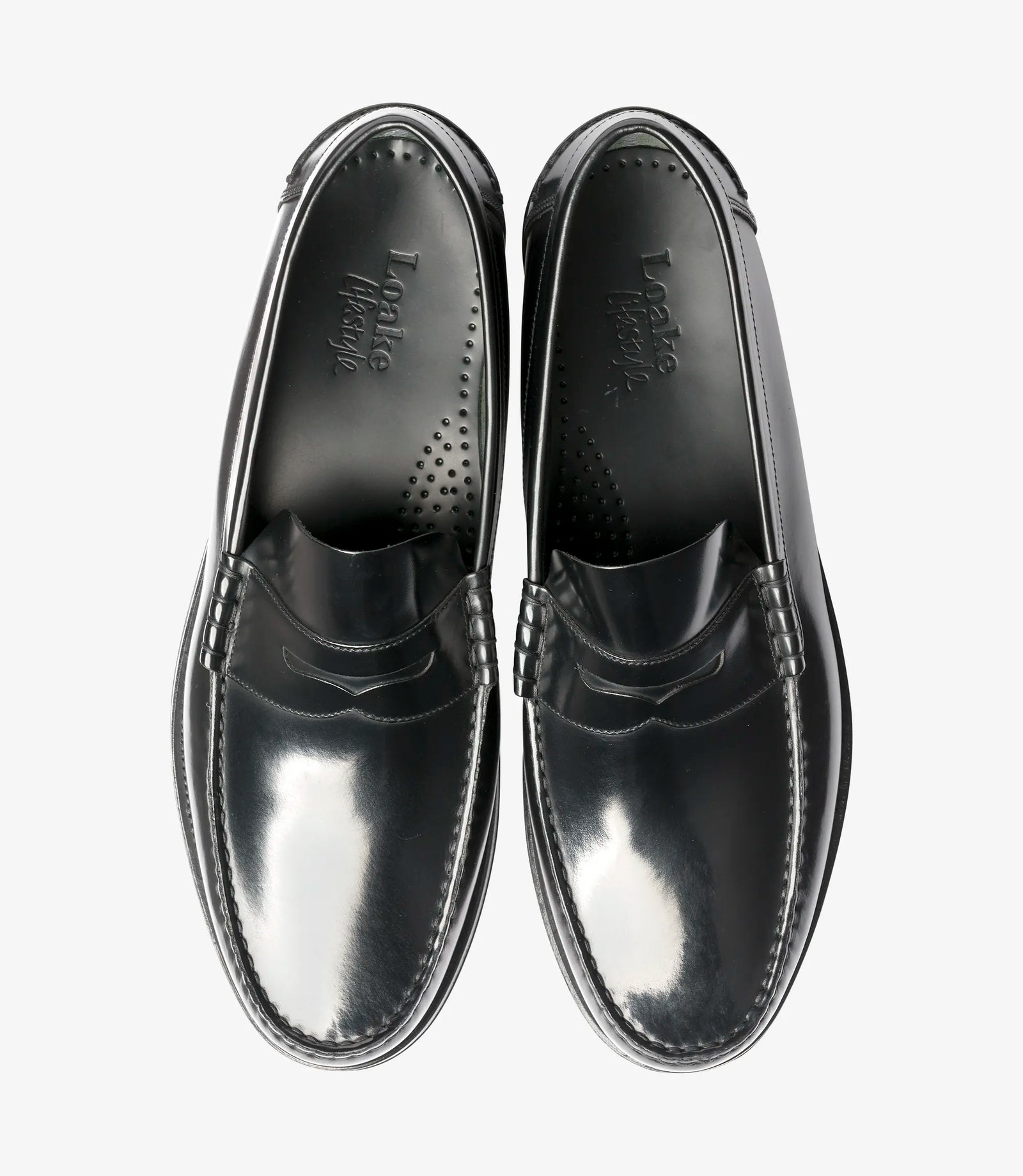 LOAKE Princeton Moccasin shoe - Black