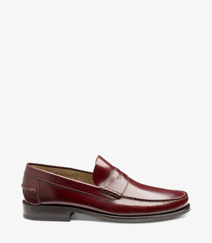 LOAKE Princeton Moccasin shoe - Burgundy