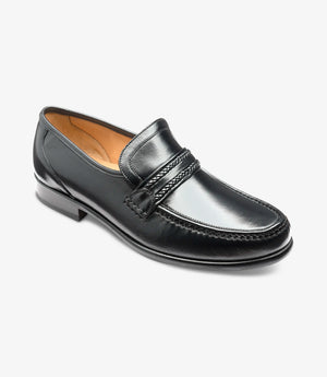 LOAKE Rome Moccasin shoe - Black