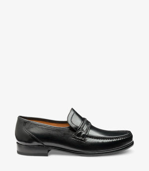LOAKE Rome Moccasin shoe - Black