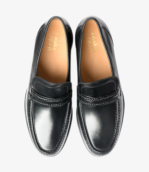 LOAKE Rome Moccasin shoe - Black