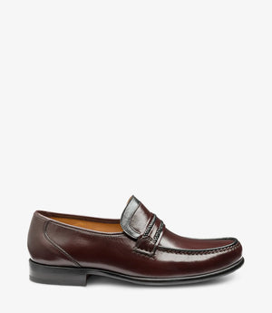 LOAKE Rome Moccasin shoe - Burgundy