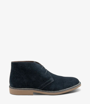 LOAKE Sahara Desert Boot - Navy Suede