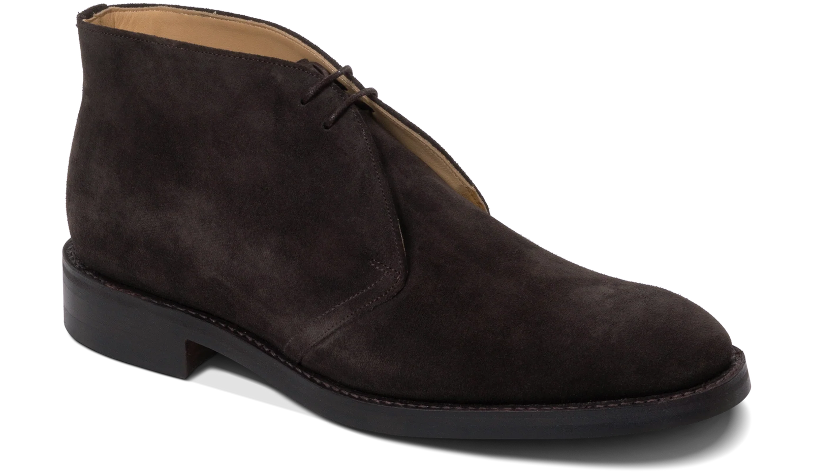 Barker Sandwell Chukka Boots - Dark Brown Suede