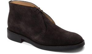 Barker Sandwell Chukka Boots - Dark Brown Suede