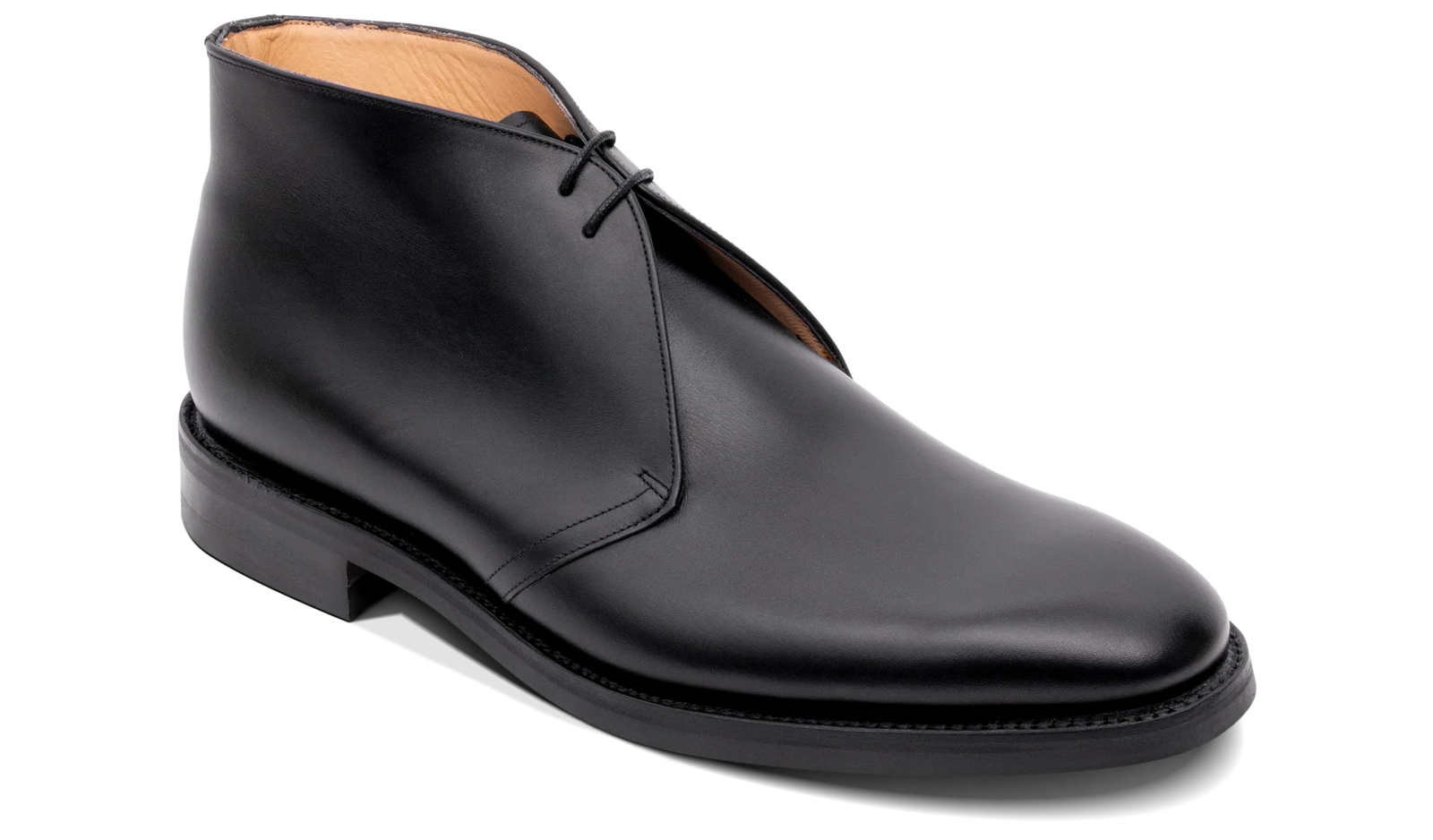 Barker Sandwell Chukka Boots - Black Calf