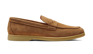 Barker Santiago Loafer - Tan Suede