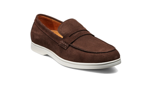 Barker Santiago Loafer - Coffee Suede