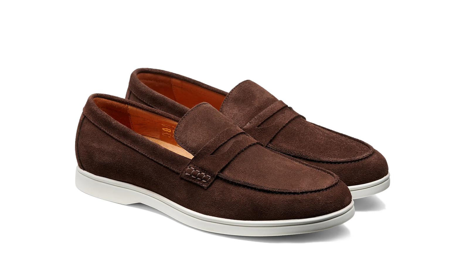 Barker Santiago Loafer - Coffee Suede