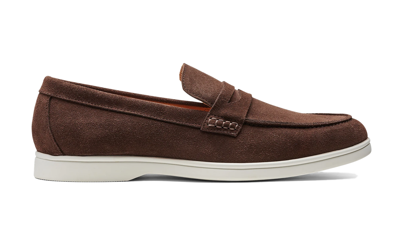 Barker Santiago Loafer - Coffee Suede