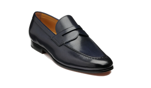 Barker Sawyer Loafer - Navy Calf