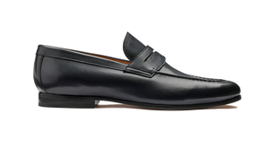 Barker Sawyer Loafer - Navy Calf