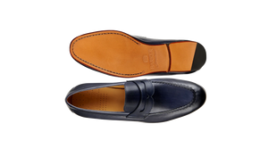 Barker Sawyer Loafer - Navy Calf