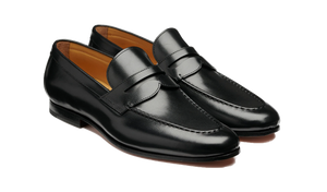 Barker Sawyer Loafer - Black Calf