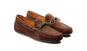 Barker Silverstone Pull-Up - Dark Brown Suede