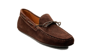 Barker Silverstone Pull-Up - Dark Brown Suede