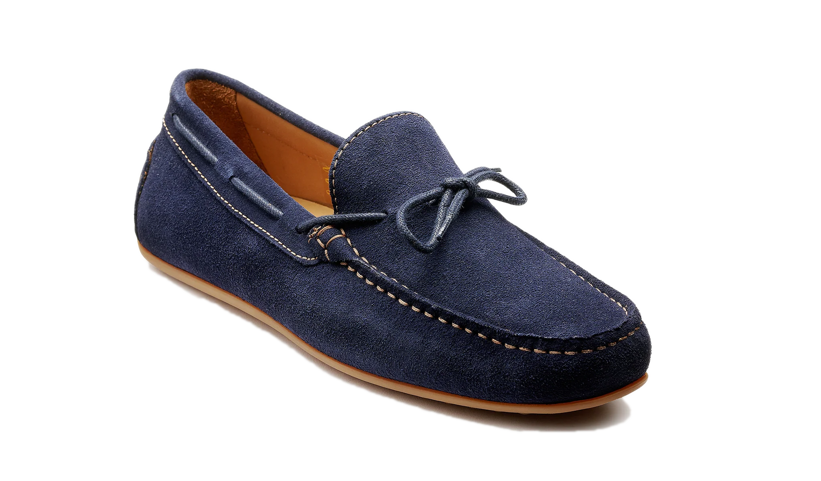 Barker Silverstone Pull-Up - Navy Suede