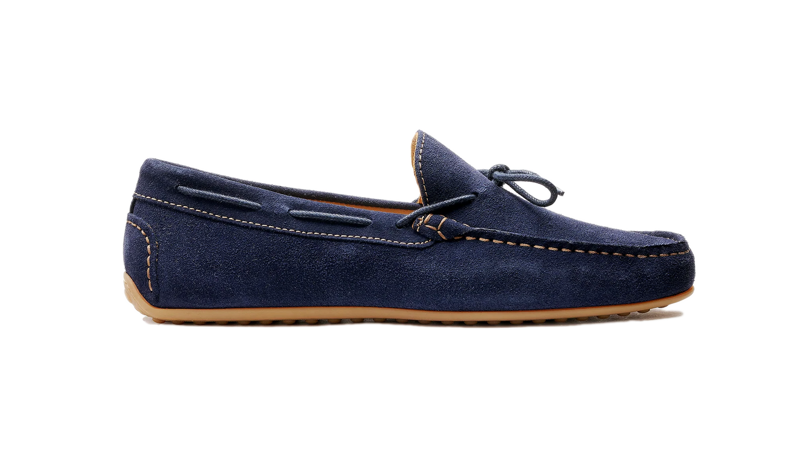 Barker Silverstone Pull-Up - Navy Suede