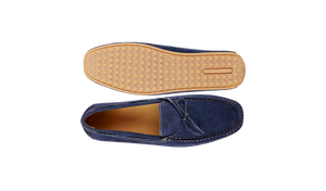 Barker Silverstone Pull-Up - Navy Suede