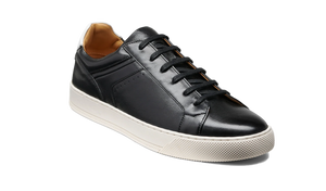 Barker Skylar Sneakers - Black / White Calf