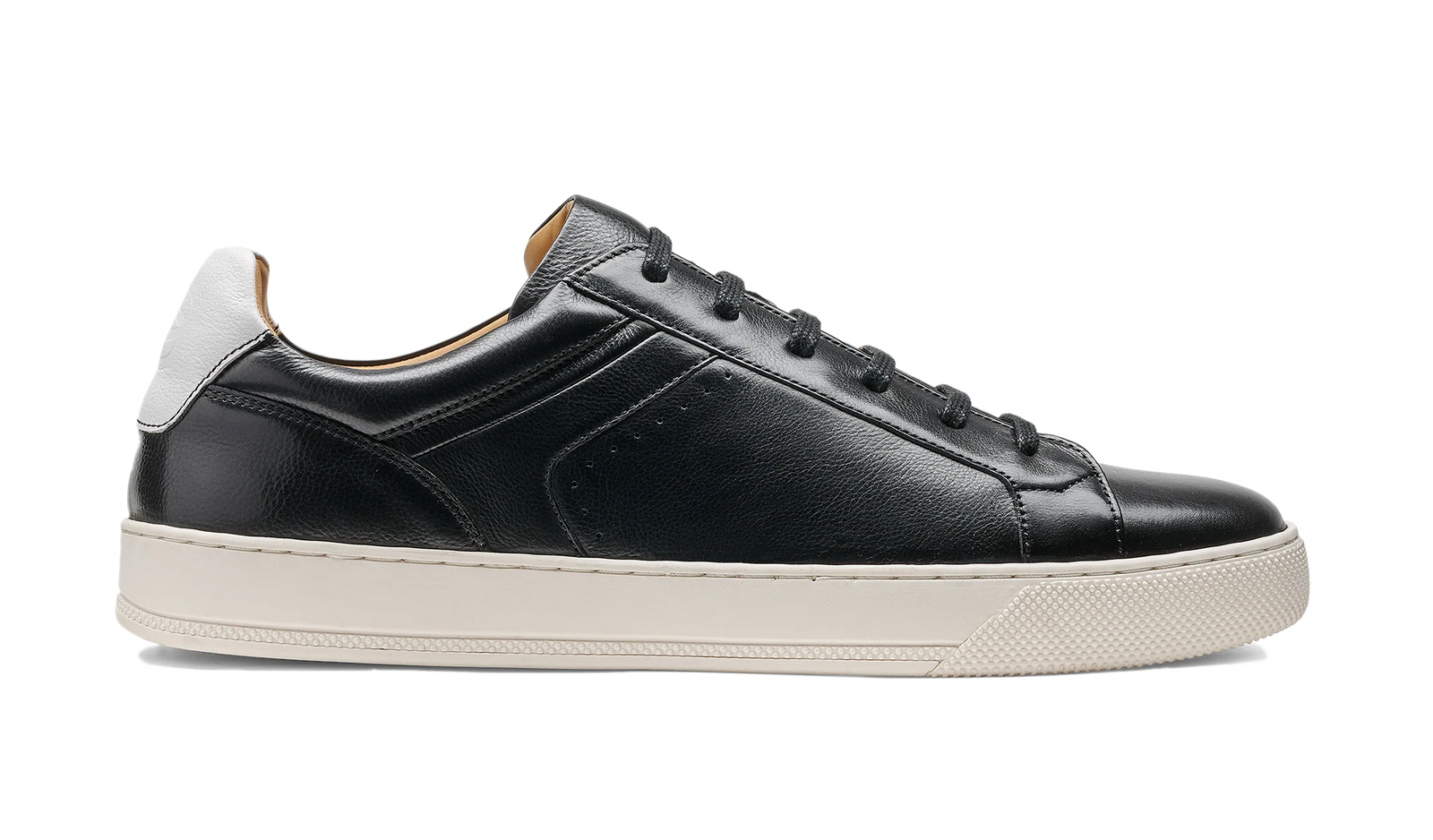 Barker Skylar Sneakers - Black / White Calf