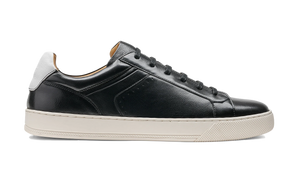 Barker Skylar Sneakers - Black / White Calf