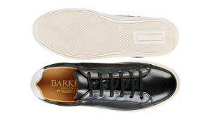 Barker Skylar Sneakers - Black / White Calf