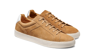 Barker Skylar Sneakers - Copper Suede / White Calf