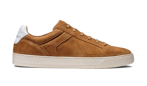 Barker Skylar Sneakers - Copper Suede / White Calf