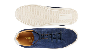 Barker Skylar Sneakers - Navy Suede / White Calf