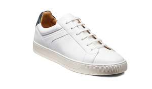 Barker Skylar Sneakers - White Calf / Black Calf