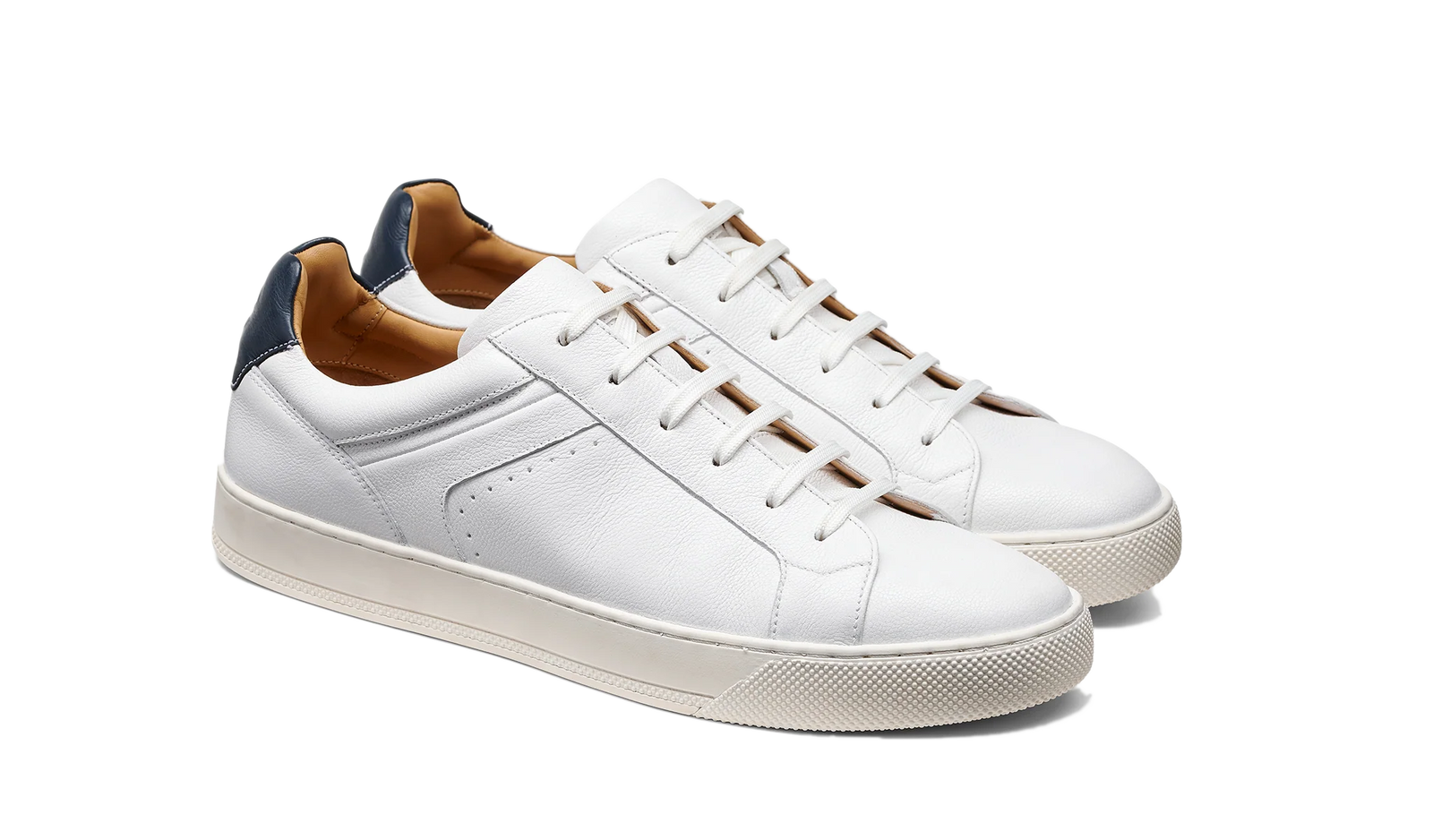 Barker Skylar Sneakers - White Calf / Black Calf