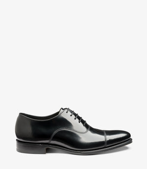 LOAKE  Smith Toecap oxford shoe - Black