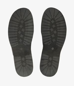 LOAKE Gozo Sandals - Black Waxy Leather