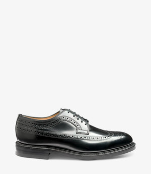 LOAKE Sovereign Classic Brogue Shoe - Black